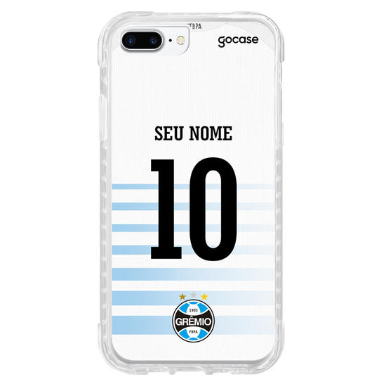 Capinha para celular Grêmio Uniforme 2 2021 Personalizado