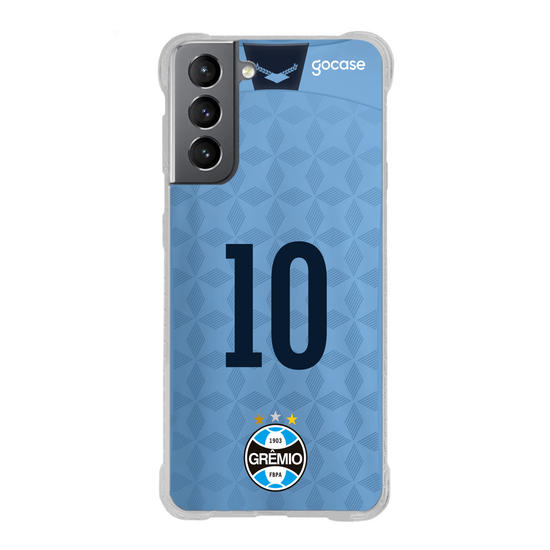 Capinha para celular Grêmio Uniforme 3 2020 Personalizado