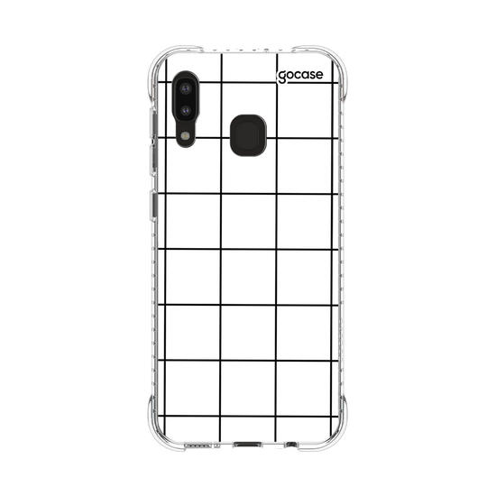 Capinha para celular Grid Lines - Branco