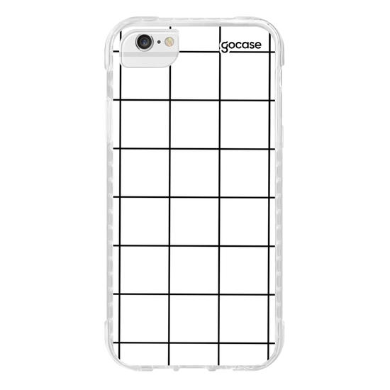 Capinha para celular Grid Lines - Branco
