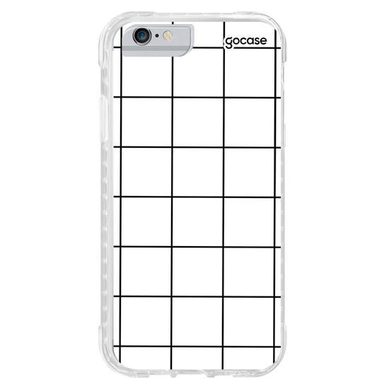 Capinha para celular Grid Lines - Branco