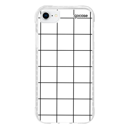 Capinha para celular Grid Lines - Branco