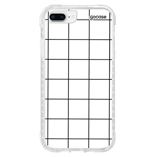 Capinha para celular Grid Lines - Branco