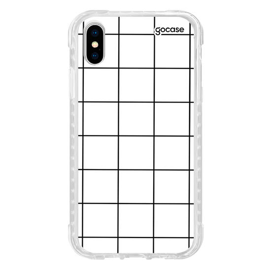 Capinha para celular Grid Lines - Branco
