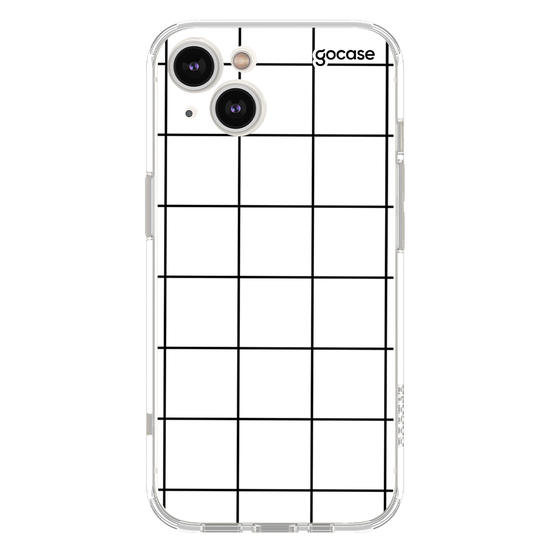 Capinha para celular Grid Lines - Branco