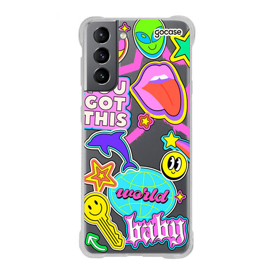 Capinha para celular Groovy Club Stickers