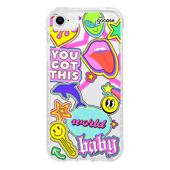 Capinha para celular Groovy Club Stickers