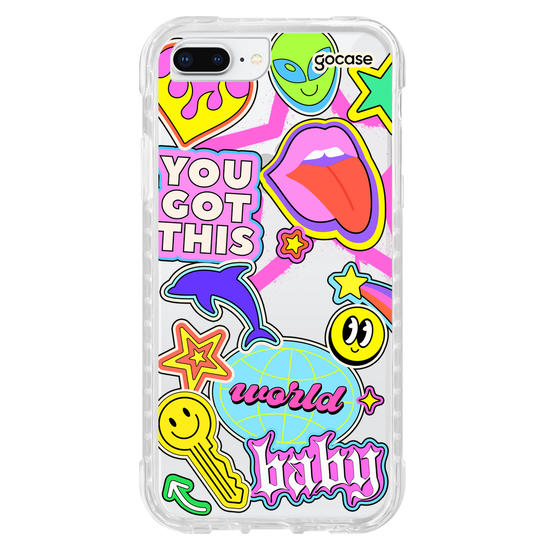 Capinha para celular Groovy Club Stickers