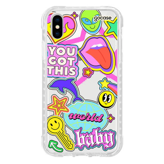 Capinha para celular Groovy Club Stickers