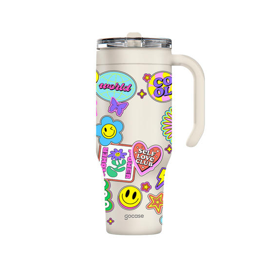 Copo Térmico Life - Groovy Club Stickers