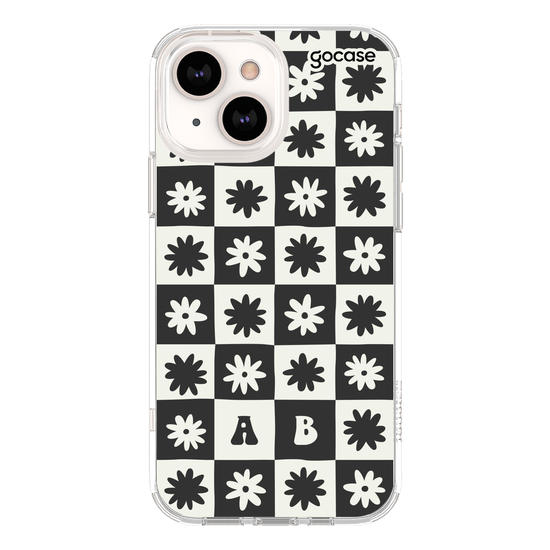 Capinha para celular Groovy Floral Inicial