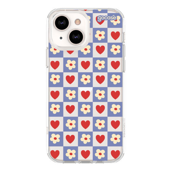  Groovy Flowers & Hearts Phone Case