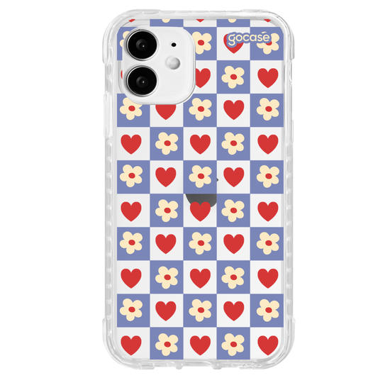Capinha para celular  Groovy Flowers & Hearts