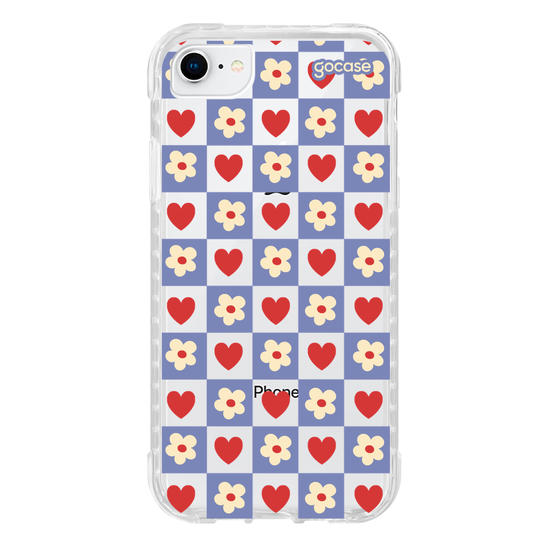 Capinha para celular  Groovy Flowers & Hearts