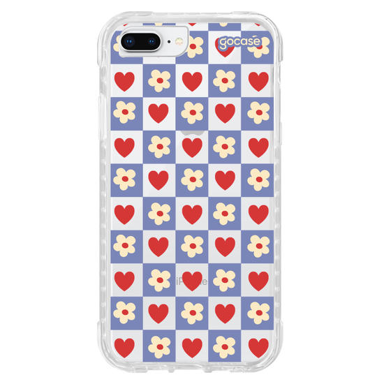 Capinha para celular  Groovy Flowers & Hearts
