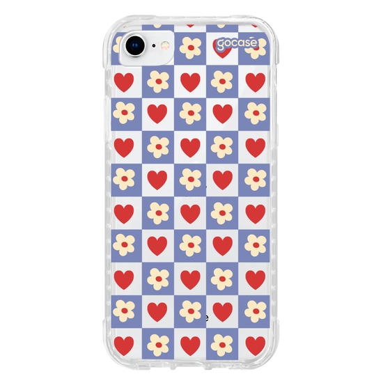 Capinha para celular  Groovy Flowers & Hearts
