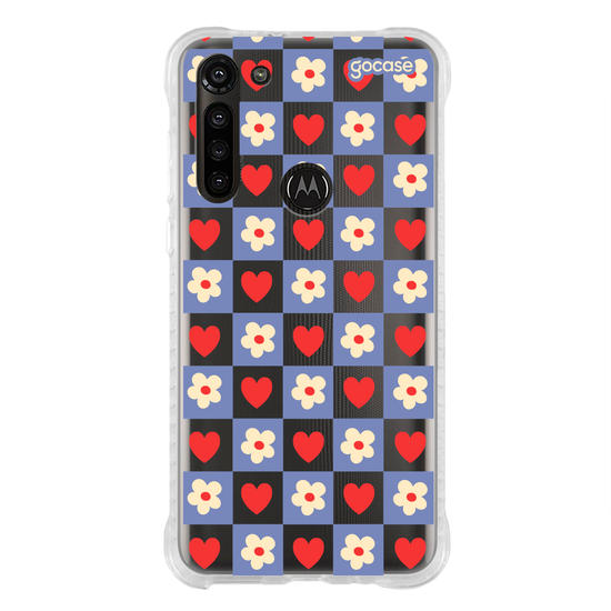 Capinha para celular  Groovy Flowers & Hearts