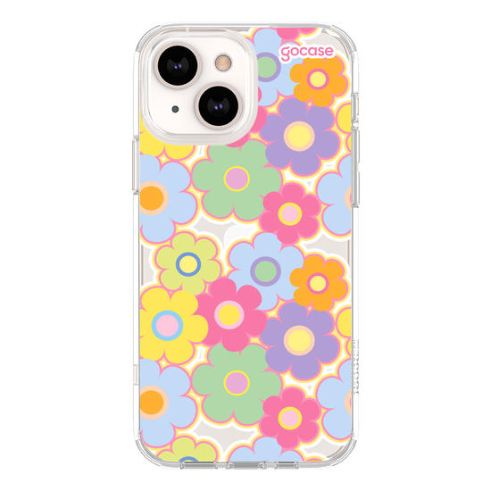 Capinha para celular Groovy Flowers Pattern