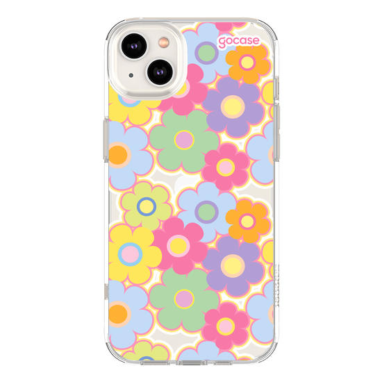 Capinha para celular Groovy Flowers Pattern