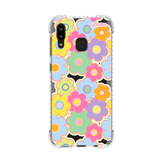 Capinha para celular Groovy Flowers Pattern