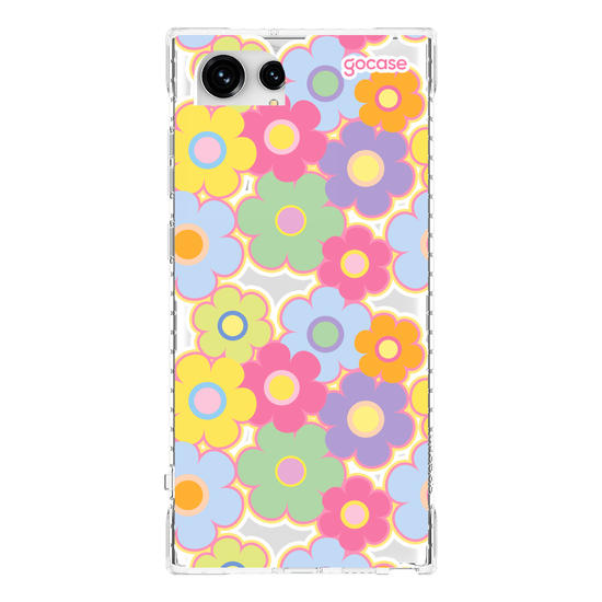 Capinha para celular Groovy Flowers Pattern