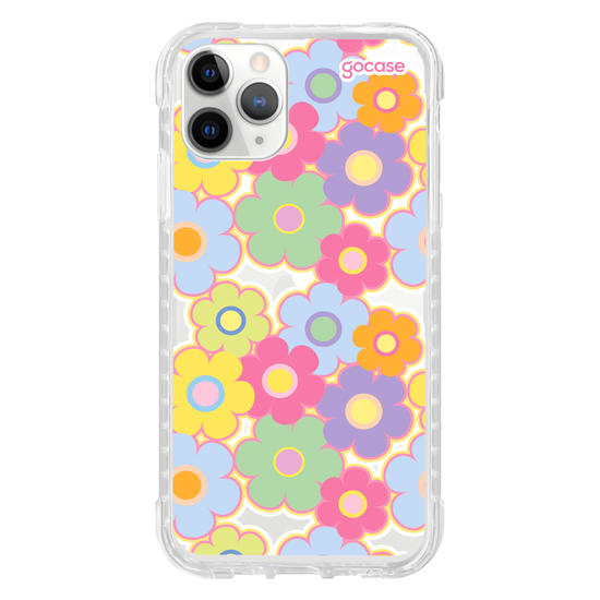 Capinha para celular Groovy Flowers Pattern