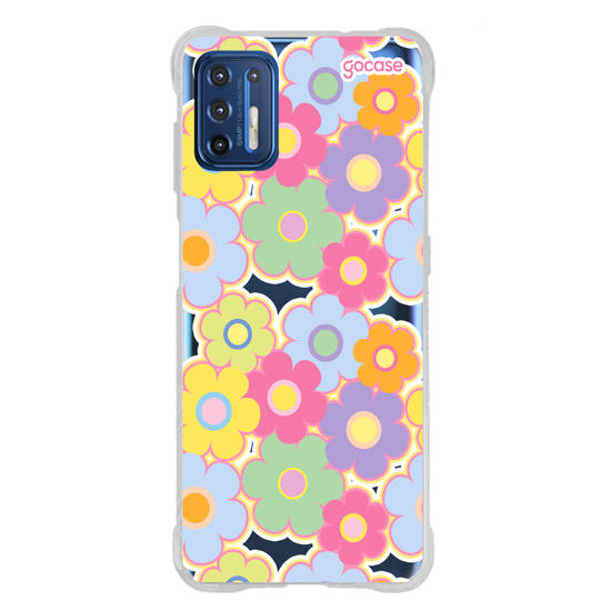 Capinha para celular Groovy Flowers Pattern