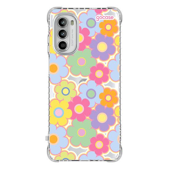 Capinha para celular Groovy Flowers Pattern