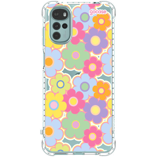 Capinha para celular Groovy Flowers Pattern
