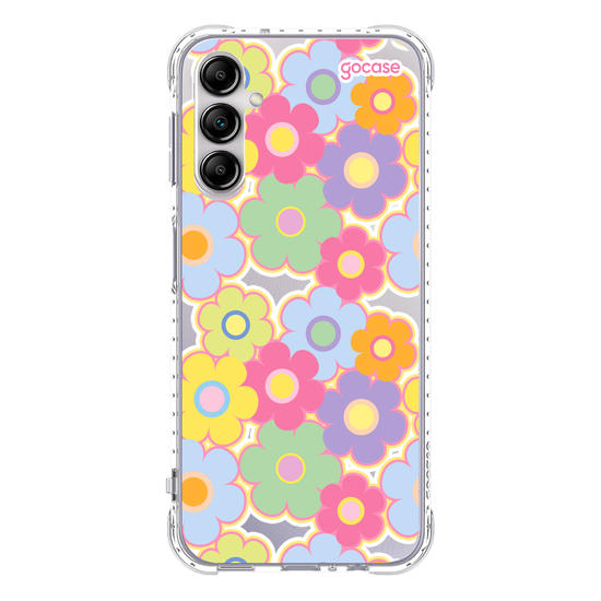 Capinha para celular Groovy Flowers Pattern