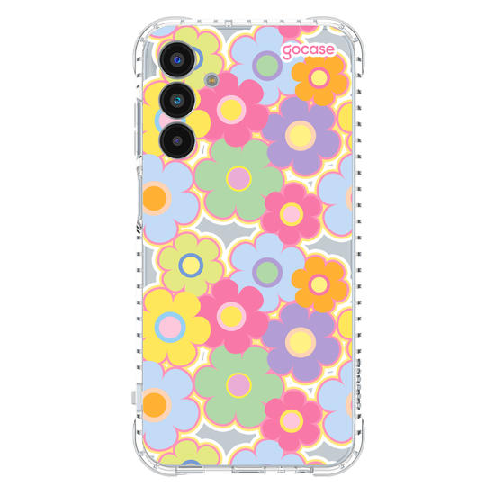 Capinha para celular Groovy Flowers Pattern