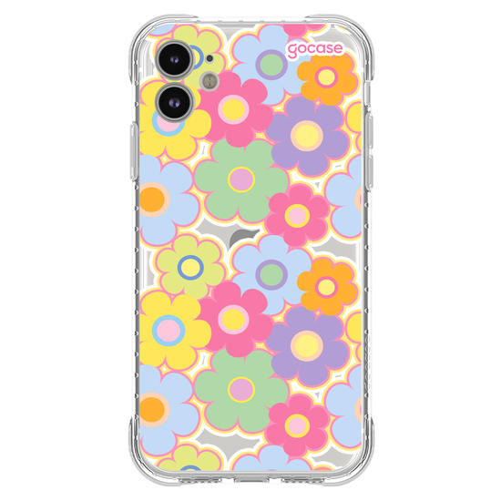 Capinha para celular Groovy Flowers Pattern