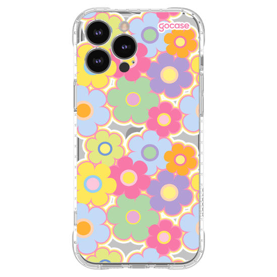 Capinha para celular Groovy Flowers Pattern
