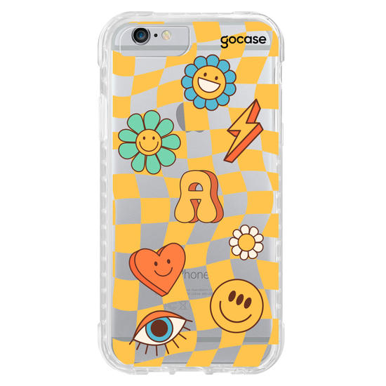 Capinha para celular Groovy Patches