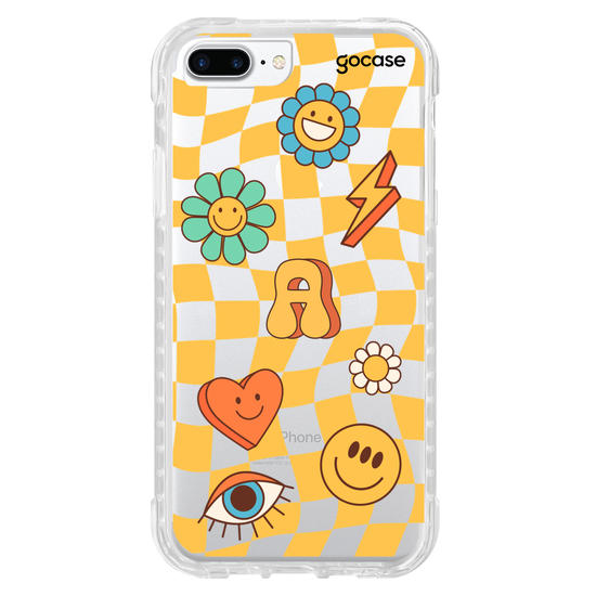 Capinha para celular Groovy Patches