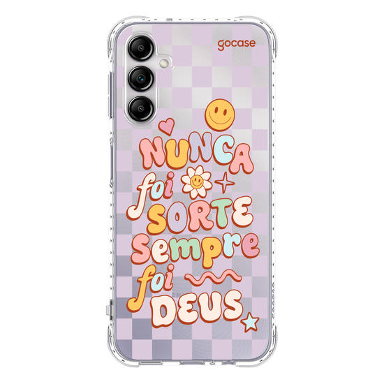 Capinha para celular  Sempre Foi Deus - Groovy