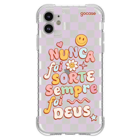 Capinha para celular  Sempre Foi Deus - Groovy