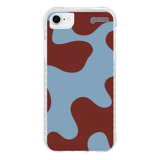 Capinha para celular  Groovy Teracota e Azul