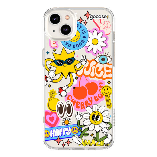 Capinha para celular  Happy Groovy