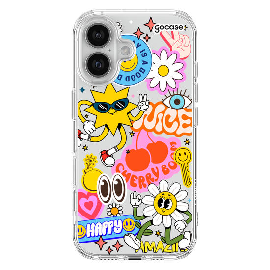 Capinha para celular  Happy Groovy