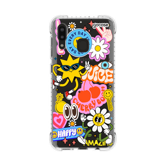 Capinha para celular  Happy Groovy