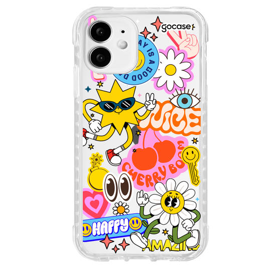 Capinha para celular  Happy Groovy