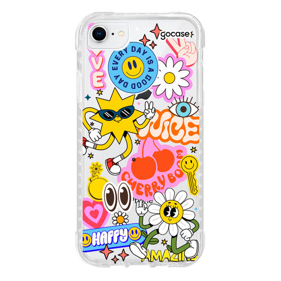 Capinha para celular  Happy Groovy