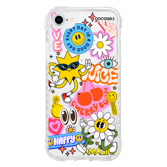 Capinha para celular  Happy Groovy