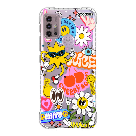 Capinha para celular  Happy Groovy