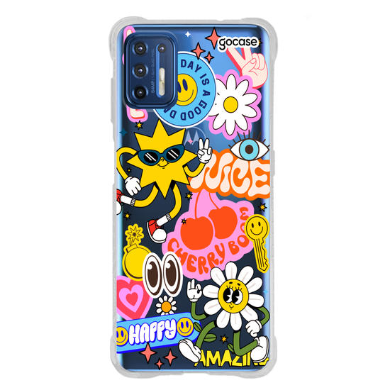 Capinha para celular  Happy Groovy