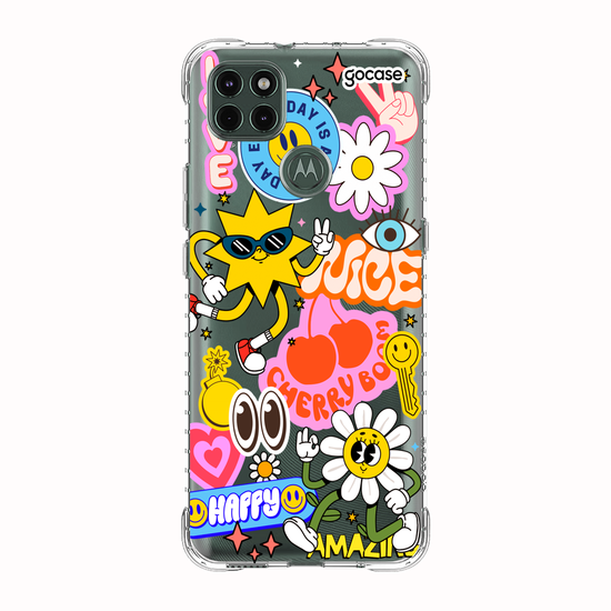 Capinha para celular  Happy Groovy