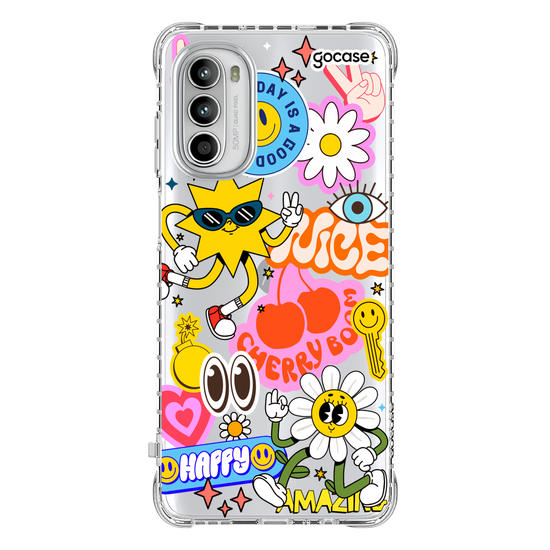 Capinha para celular  Happy Groovy