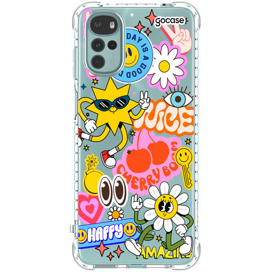 Capinha para celular  Happy Groovy
