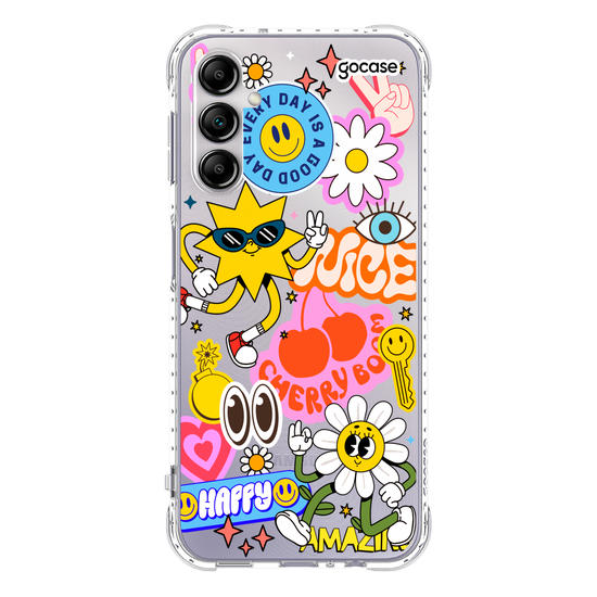 Capinha para celular  Happy Groovy